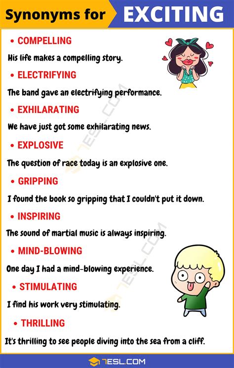 flee synonym|synonyms for exciting.